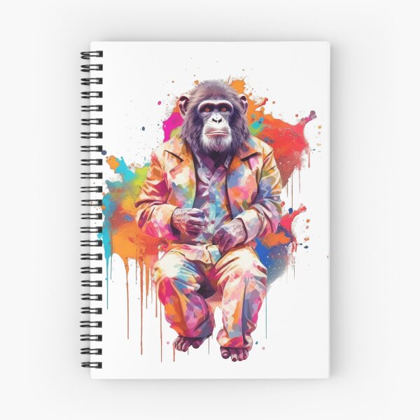 Item preview, Gorilla In Jumpsuit Watercolor | Bold Colors  designed and sold by mwinter2205.