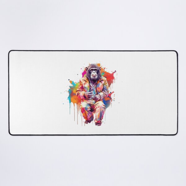 Item preview, Gorilla In Jumpsuit Watercolor | Bold Colors designed and sold by mwinter2205.