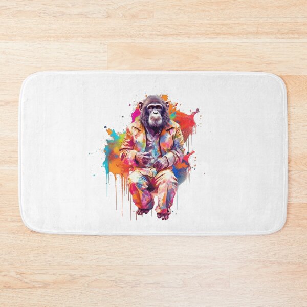 Item preview, Gorilla In Jumpsuit Watercolor | Bold Colors  designed and sold by mwinter2205.