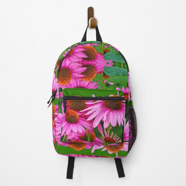 Item preview, PINK ECHINAECIA CONE FLOWERS GREEN GARDEN ART designed and sold by sharlesart.
