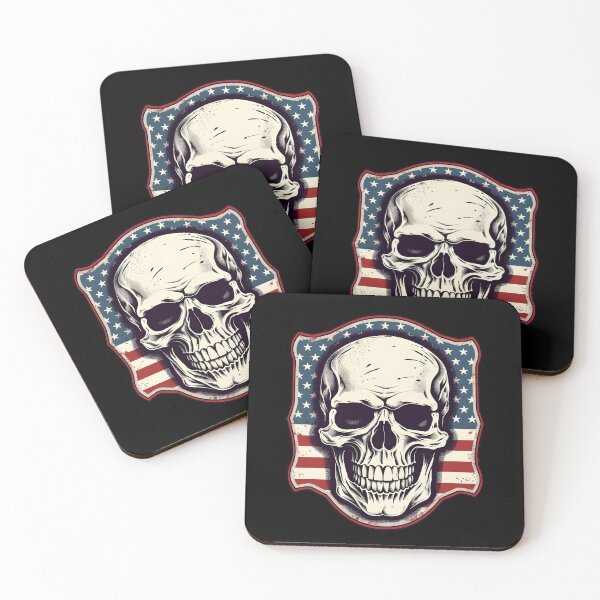 Item preview, Independece day skull designed and sold by Solar1sArt.