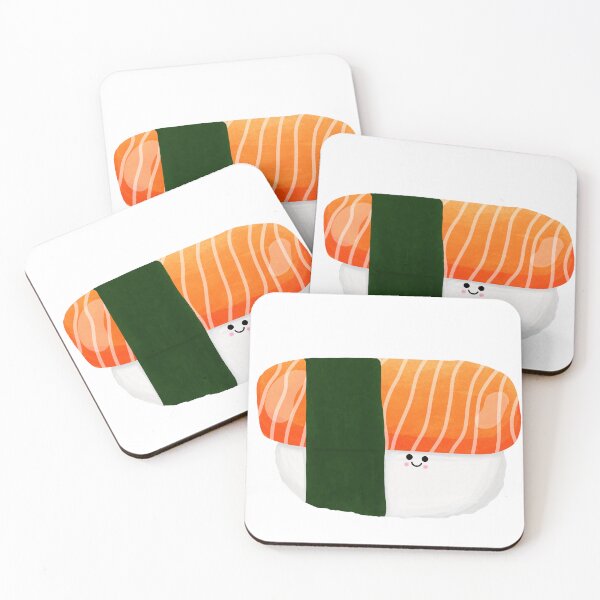 Item preview, Sushi salmon and seaweed  designed and sold by Naomipim.