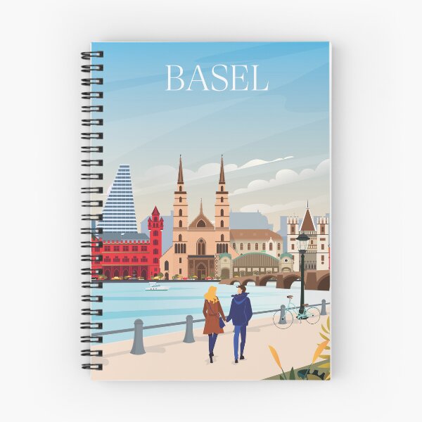 Item preview, Basel City in Switzerlan travel poster  designed and sold by Arctic frame studio.