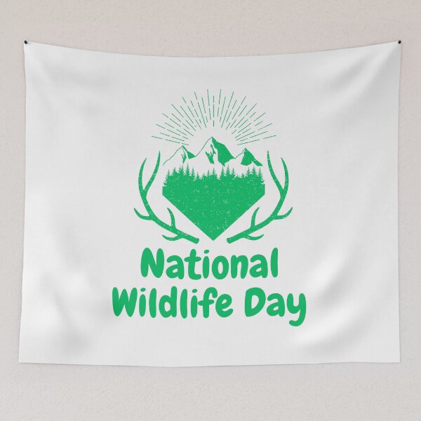 Item preview, National Wildlife Day designed and sold by Simo0455.