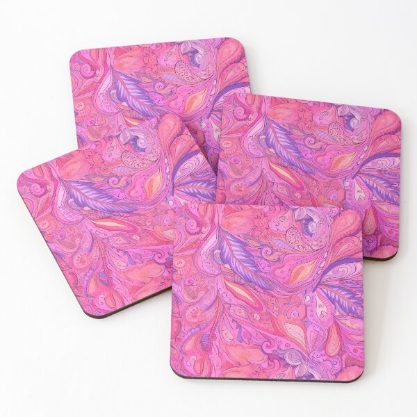 Item preview, Henna pattern in pink designed and sold by TogetherDshop.