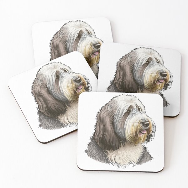 Item preview, Bearded Collie Face designed and sold by Pixelperfect1.