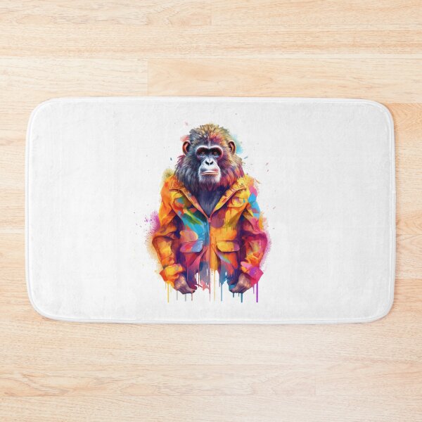 Item preview, Gorilla In Jumpsuit Watercolor | Bold Colors  designed and sold by mwinter2205.