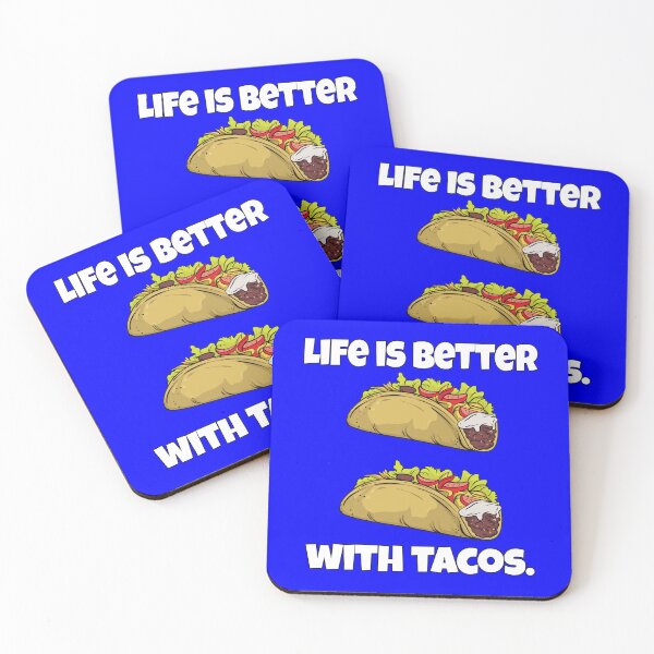 Item preview, Hilarious Funny Taco Lover Life Is Better With Tacos designed and sold by fantasticdesign.