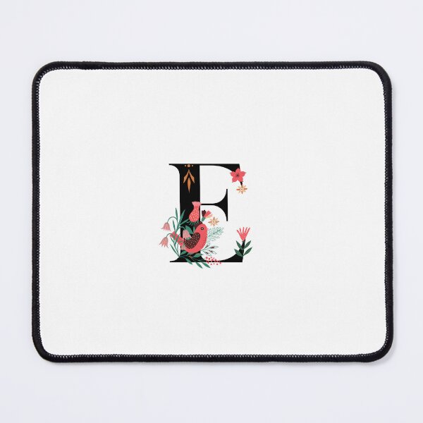 Item preview, Monogram E, Letter E, Initial E , Alphabet Design Illustration, Floral E Sticker, Colourful monogram, Botanical monogram E sticker designed and sold by Work life.