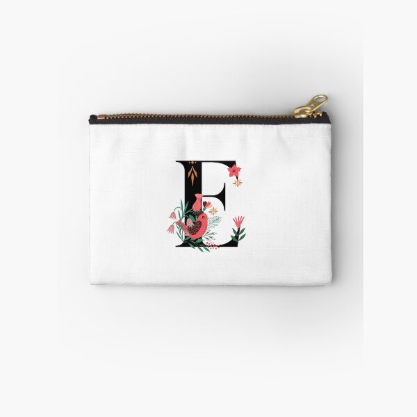 Artikelvorschau, Monogramm E, Buchstabe E, Initiale E, Alphabet-Design-Illustration, floraler E-Aufkleber, buntes Monogramm, botanischer Monogramm-E-Aufkleber entworfen und verkauft von Work life.