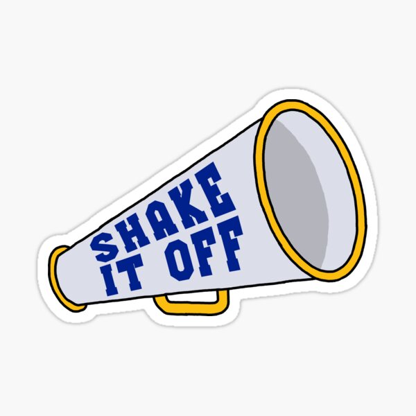 Shake It Off Sticker, Taylor Swift Sticker, Glitter Sticker