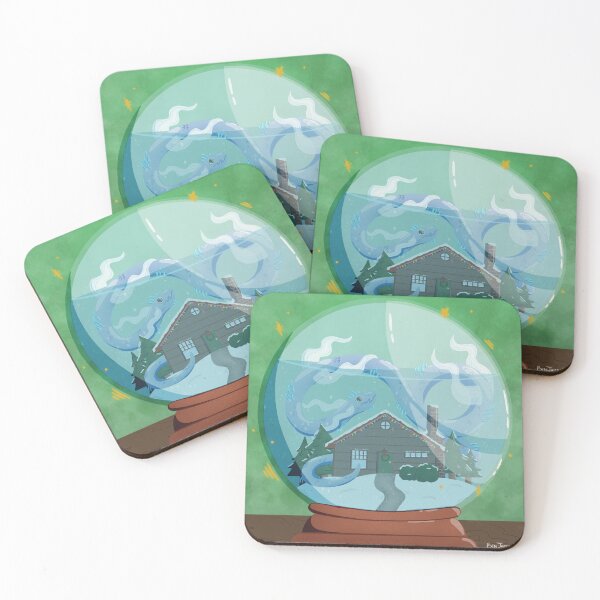 Item preview, Mini sea dragon snow globe designed and sold by BenJaminArtCo.