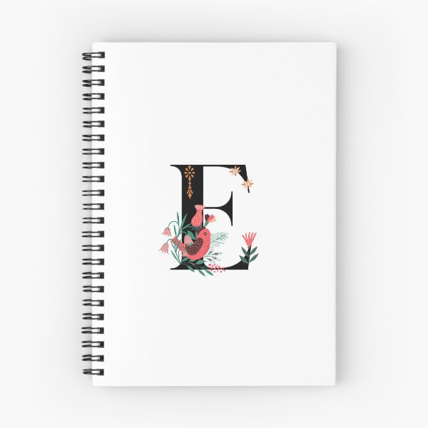 Artikelvorschau, Monogramm E, Buchstabe E, Initiale E, Alphabet-Design-Illustration, floraler E-Aufkleber, buntes Monogramm, botanischer Monogramm-E-Aufkleber entworfen und verkauft von Work life.