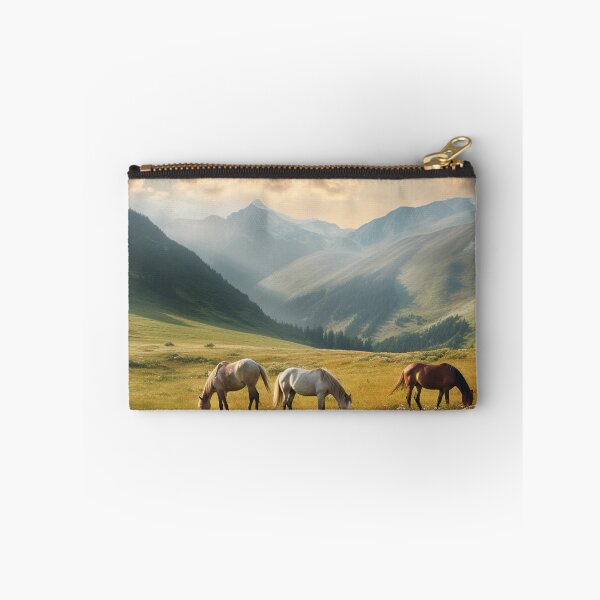 Item preview, Horses Grazing in a Valley 2 designed and sold by shanessie6.