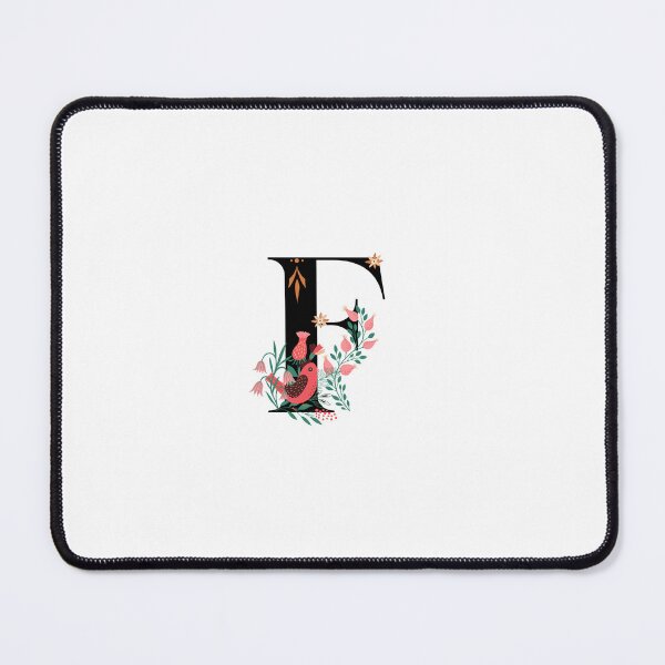 Item preview, Monogram F, Letter F, Initial F , Alphabet Design Illustration, Floral F Sticker, Colourful monogram, Botanical monogram F sticker designed and sold by Work life.