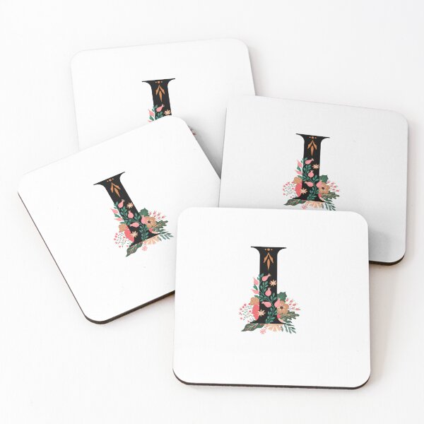 Item preview, Monogram I, Letter I, Initial I, Alphabet Design Illustration, Floral I Sticker, Colourful monogram, Botanical monogram I sticker designed and sold by Work life.
