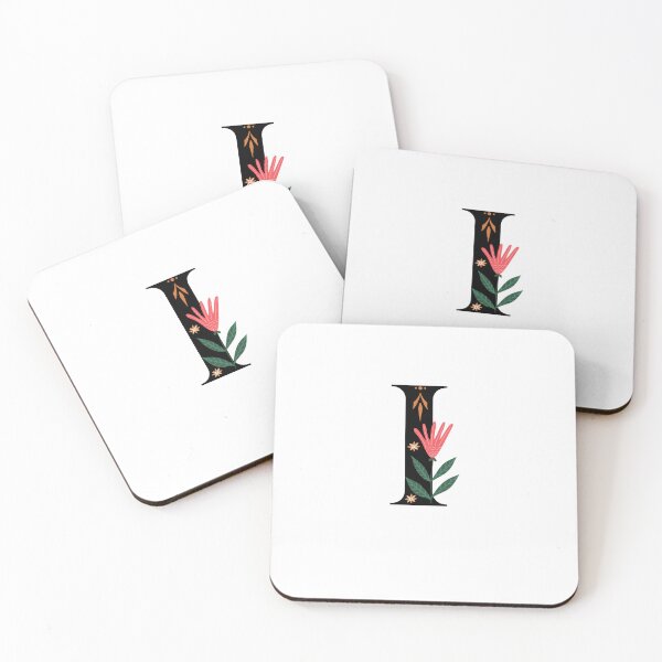 Item preview, Monogram I, Letter I, Initial I, Alphabet Design Illustration, Floral I Sticker, Colourful monogram, Botanical monogram I sticker designed and sold by Work life.