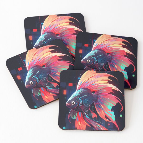 Item preview, A neon colorful Betta Fish designed and sold by Basilix.