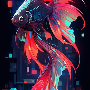 Neon fish - OPEN by rowy16 on DeviantArt