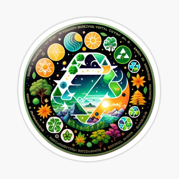 Item preview, Sustainable Vibes: Eco-Friendly Lifestyle designed and sold by onicaras.
