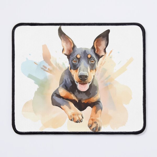 Item preview, Doberman Pincher Puppy-Watercolor designed and sold by Jdelgado813.