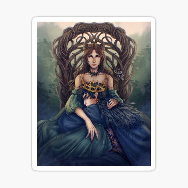 High king and queen of elfhame Sticker