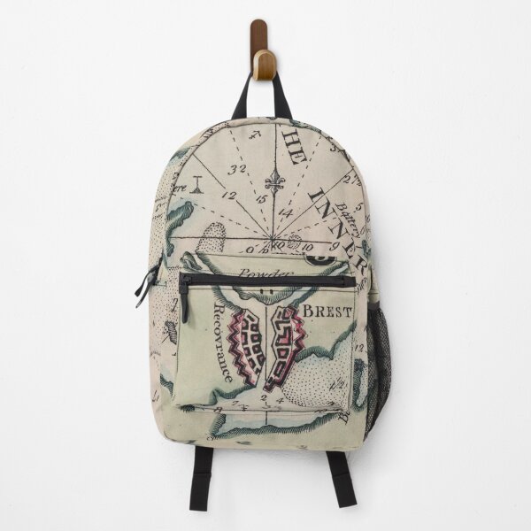 Item preview, Vintage Brest Harbor France Map (1799) designed and sold by BravuraMedia.