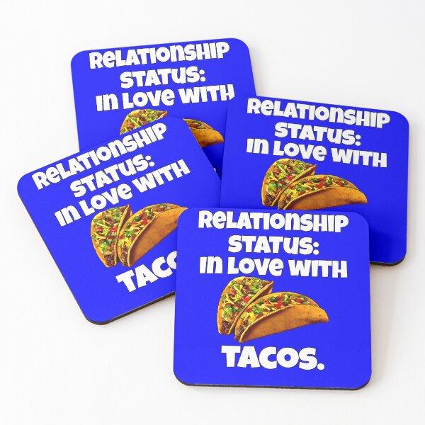 Item preview, Hilarious Funny Taco Lover Relationship Status: In Love With Tacos. designed and sold by fantasticdesign.