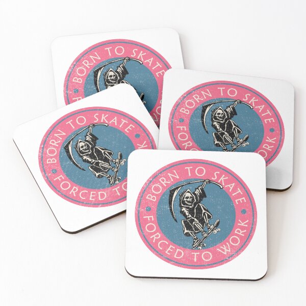Item preview, Grim Reaper Born To Skate Force To Work designed and sold by TonySpencer.