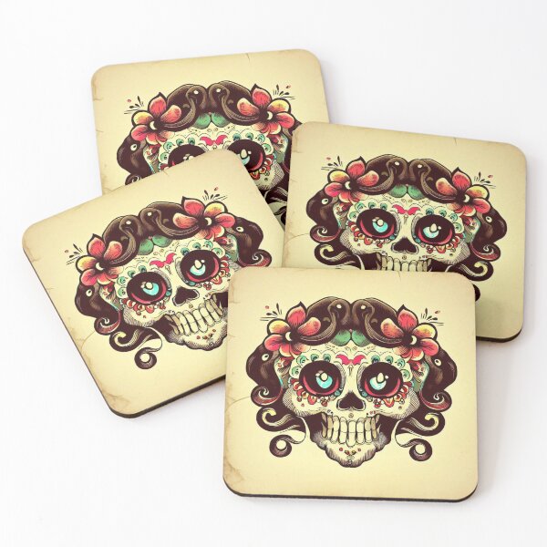 Item preview, Sugar skull designed and sold by Donkey's Salad.