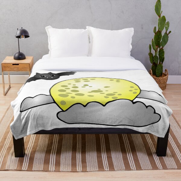 Item preview, Full Moon Bat Illustration designed and sold by Printable-Cutie.