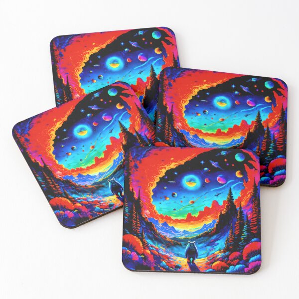 Item preview, Celestial spacebears galactic view designed and sold by ColderDesignLab.