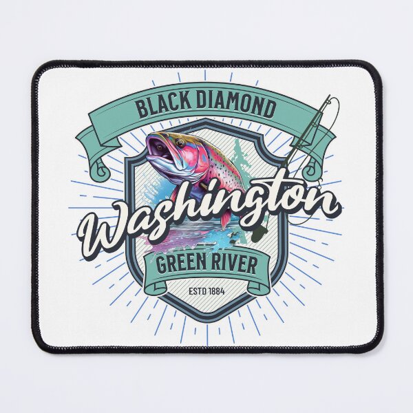 Item preview, Black Diamond - Green River Washington 0001 designed and sold by ajsloan.