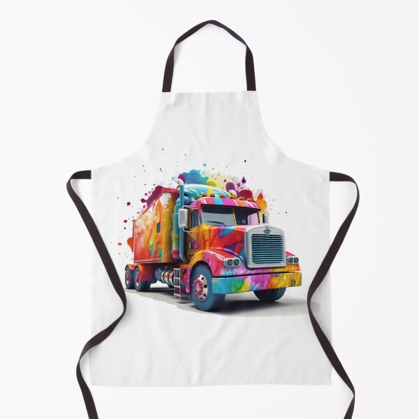 Aperçu de l'œuvre Aquarelle automobile | Camion | Couleurs vives créée et vendue par mwinter2205.