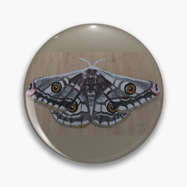 Item preview, Emperor Moth on Wood designed and sold by OdysseanPress.