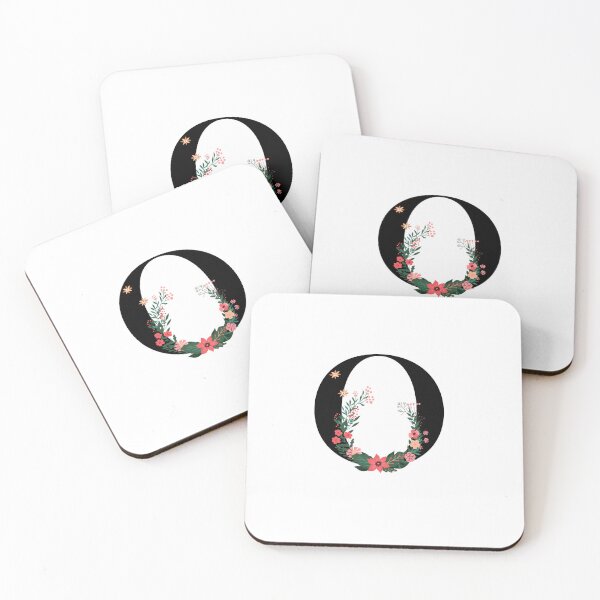 Item preview,  Monogram O, Letter O, Initial O, Alphabet Design Illustration, Floral O Sticker, Colourful monogram, Botanical monogram O sticker designed and sold by Work life.
