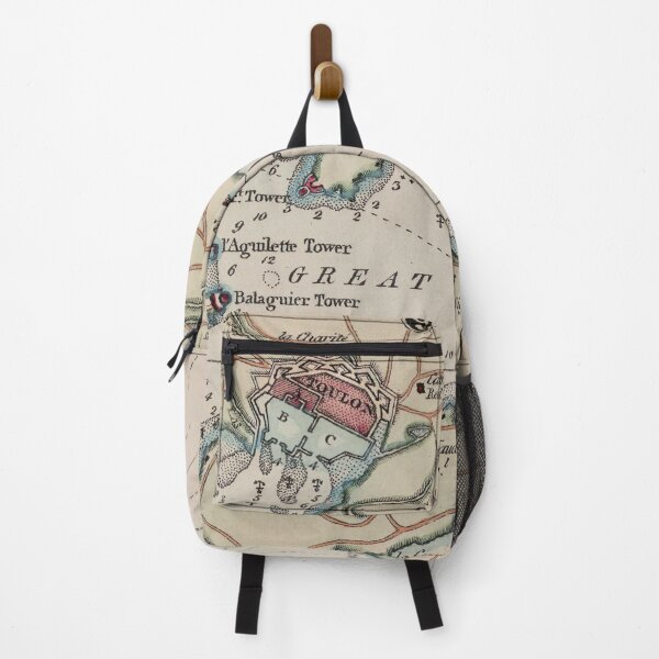 Item preview, Vintage Map of Toulon Harbor France (1799) designed and sold by BravuraMedia.