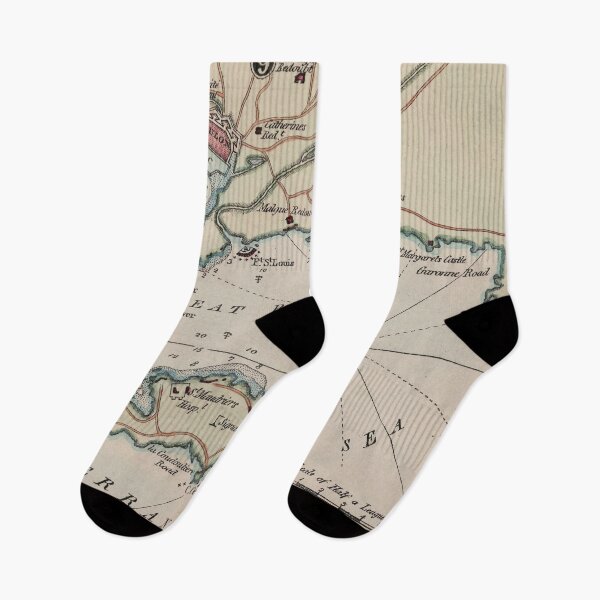 Item preview, Vintage Map of Toulon Harbor France (1799) designed and sold by BravuraMedia.