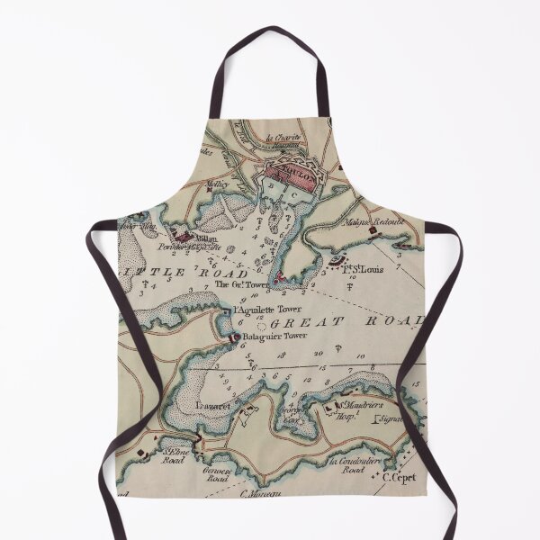 Item preview, Vintage Map of Toulon Harbor France (1799) designed and sold by BravuraMedia.