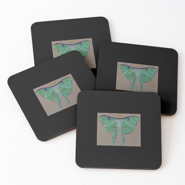 Item preview, Luna Moth on Wood designed and sold by OdysseanPress.
