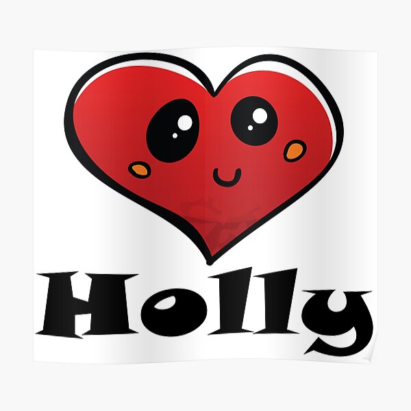 Holly Heart Poster