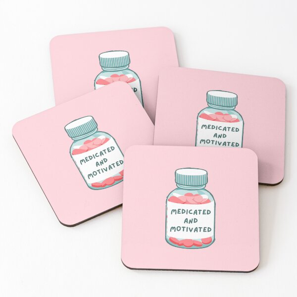 Item preview, Pink medicated and motivated designed and sold by brendainthesky.