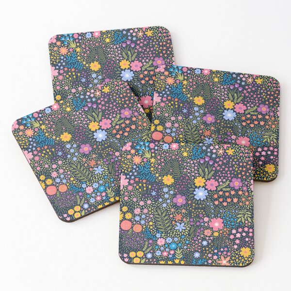 Item preview, Wildflowers on a Dark Background designed and sold by Emma Randall.