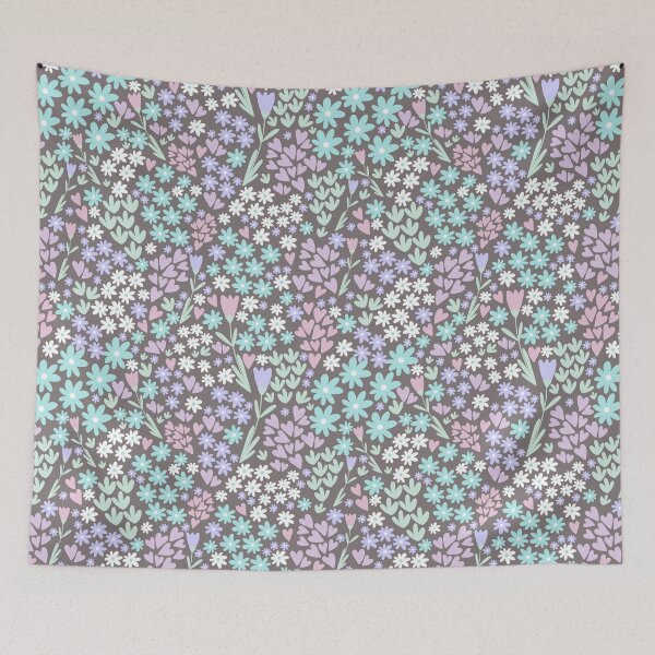 Item preview, Purple Green Floral designed and sold by KBurnsArt.