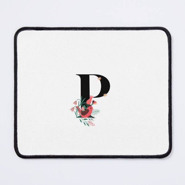 Item preview, Monogram P, Letter P, Initial P, Alphabet Design Illustration, Floral P Sticker, Colourful monogram, Botanical monogram P sticker designed and sold by Work life.