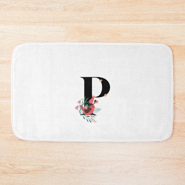 Item preview, Monogram P, Letter P, Initial P, Alphabet Design Illustration, Floral P Sticker, Colourful monogram, Botanical monogram P sticker designed and sold by Work life.