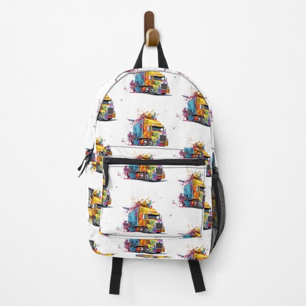 Item preview, Semi | Automobile Watercolor | Truck | Bold Colors  designed and sold by mwinter2205.