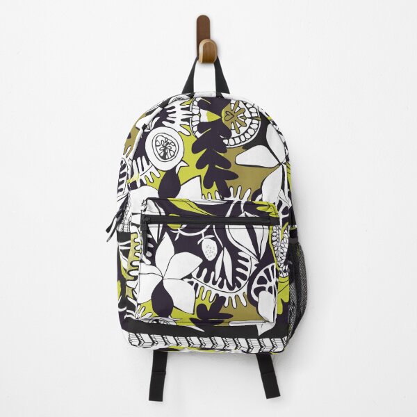Item preview, African Floral monoprint Acid Yellow designed and sold by KEROMERO.