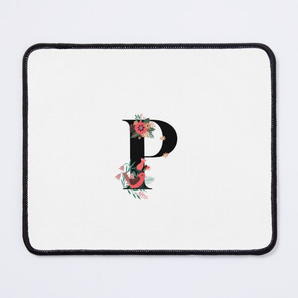 Item preview, Monogram P, Letter P, Initial P, Alphabet Design Illustration, Floral P Sticker, Colourful monogram, Botanical monogram P sticker designed and sold by Work life.