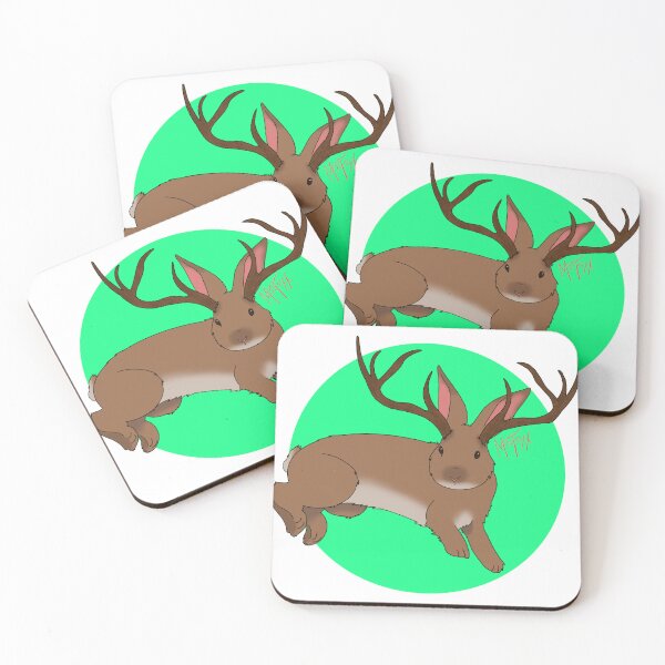 Item preview, Jumping Jackalope  designed and sold by MistFoxxArt.